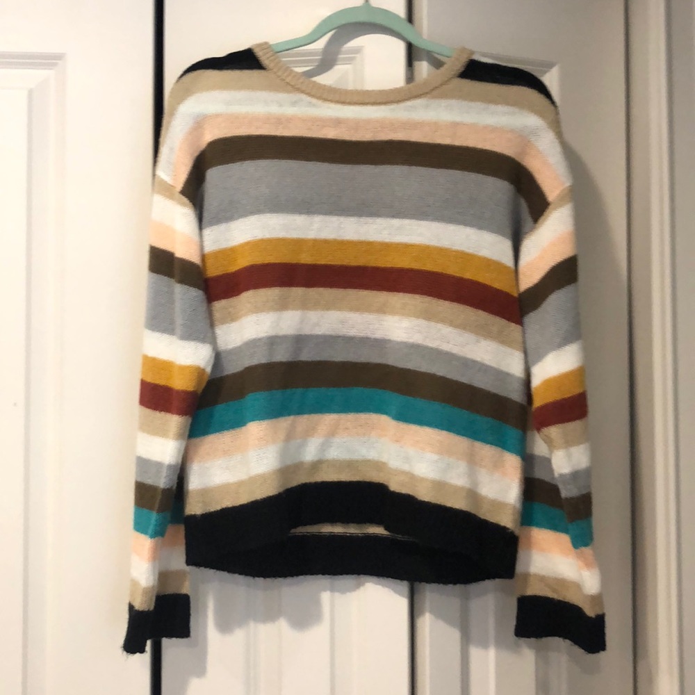 cute rainbow knitted sweater